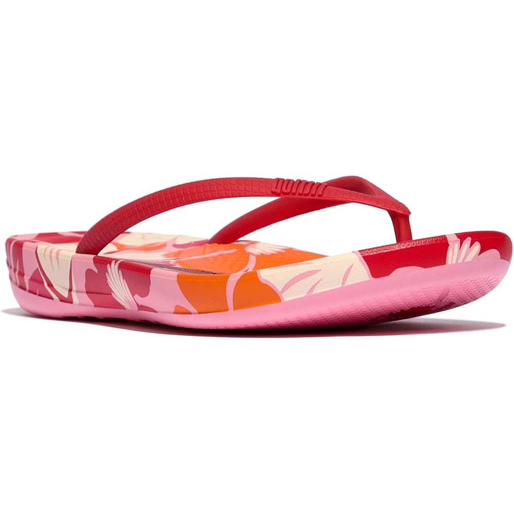 image:imageFitFlop Surfa StripeWebbing ToePost SandalsRedberry Mix