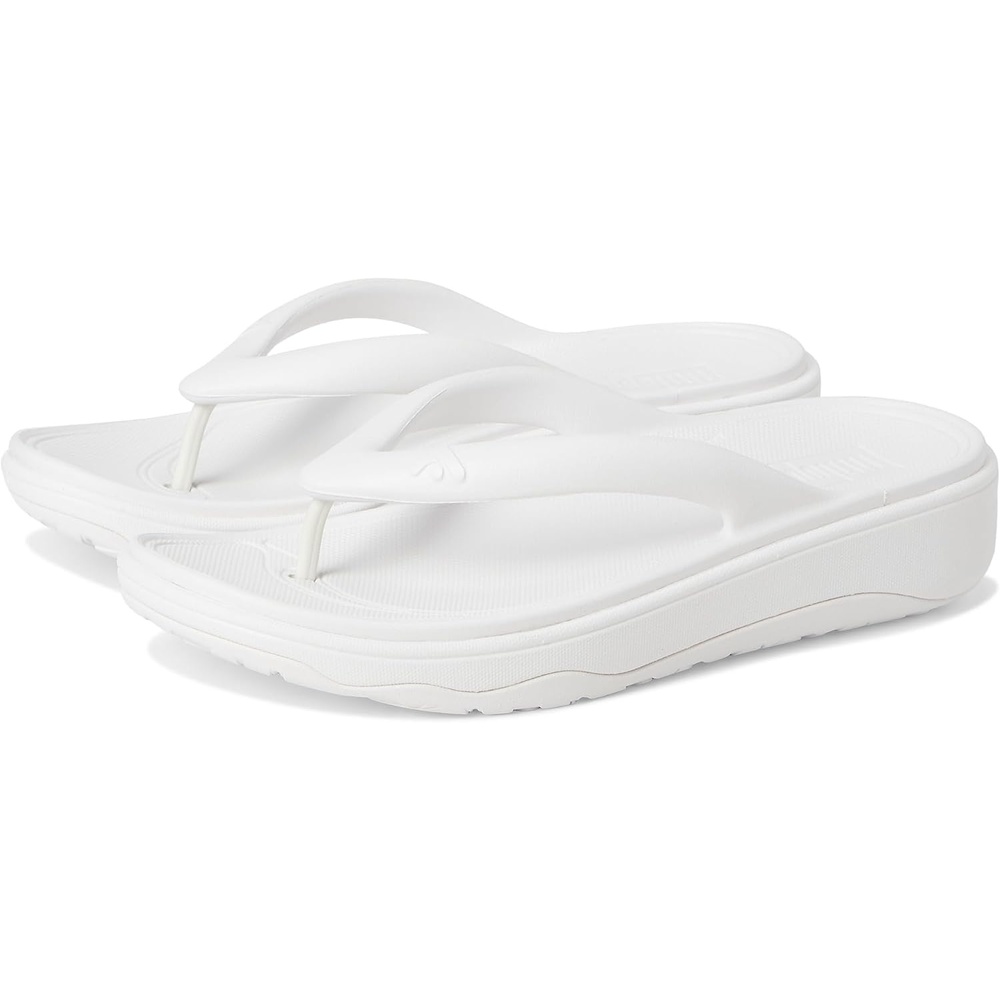 image:imageFitFlop womens Relieff Recovery Toepost SandalsUrban White
