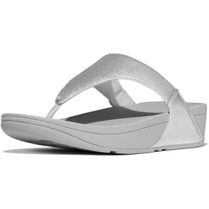 FitFlop Lulu Sequin Toe-Post Sandals(Silver)