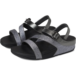 FitFlop Skinny Ii Glitterdust Z-Strap Sandals(Pewter)