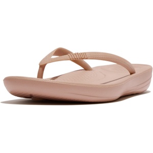 FitFlop Surfa Stripe-Webbing Toe-Post Sandals(Beige)
