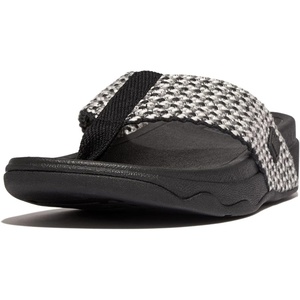 FitFlop Surfa Toe Post Sandals(Multi-tone Black)