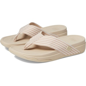 FitFlop Surfa Toe Post Sandals(Stone Beige Mix)